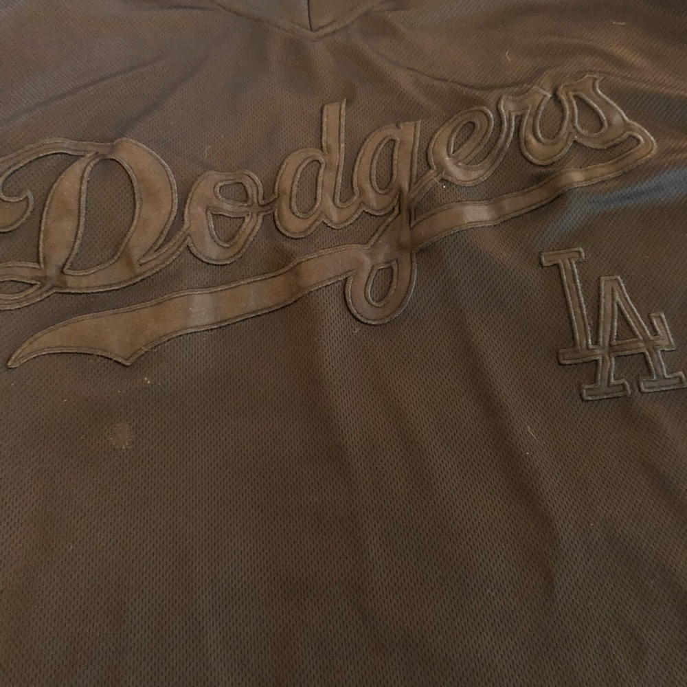 Dodgers Black on Black Jersey